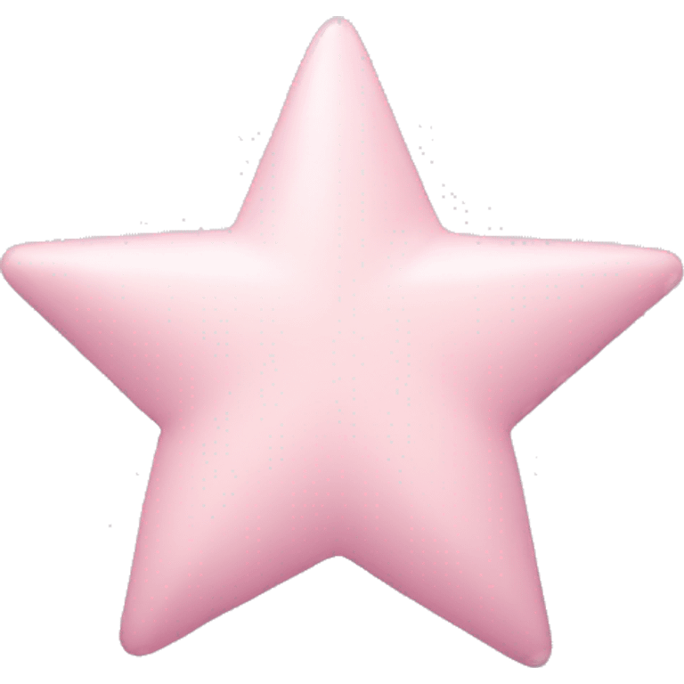 Pastel Pink star emoji