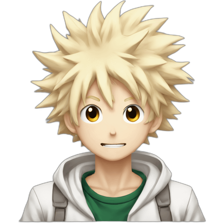 Bakugo my hero academia manga emoji