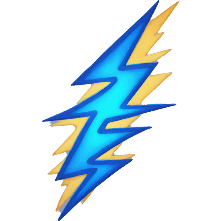 a very happy lightning bolt emoji