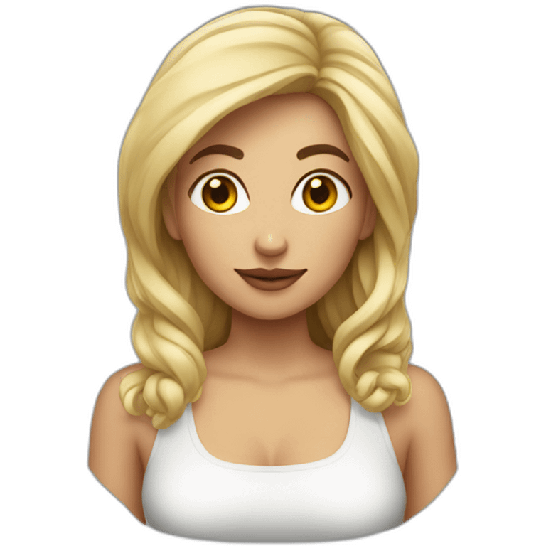 femme avec une grosse poitrine emoji