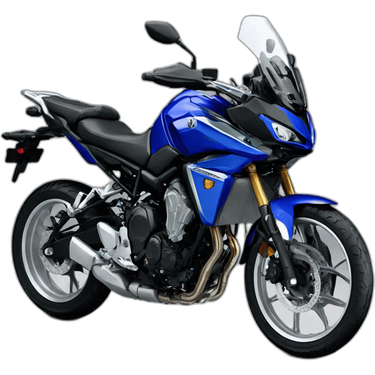 Yamaha Tracer 7 blue silver emoji