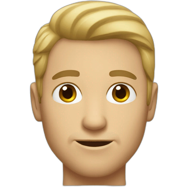 Caucasian man emoji