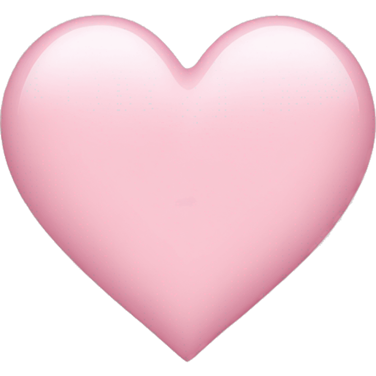 light pink heart  emoji