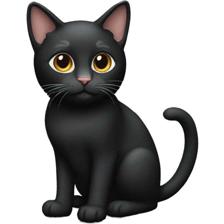 Cat black emoji