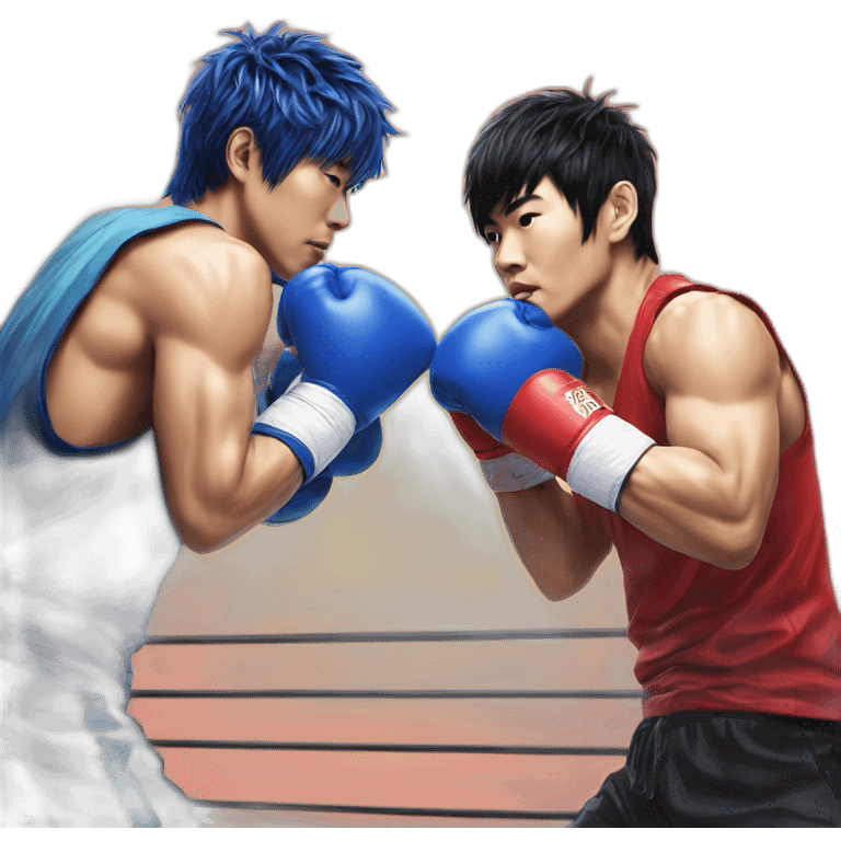 Jay chou boxing with JJ Lin emoji