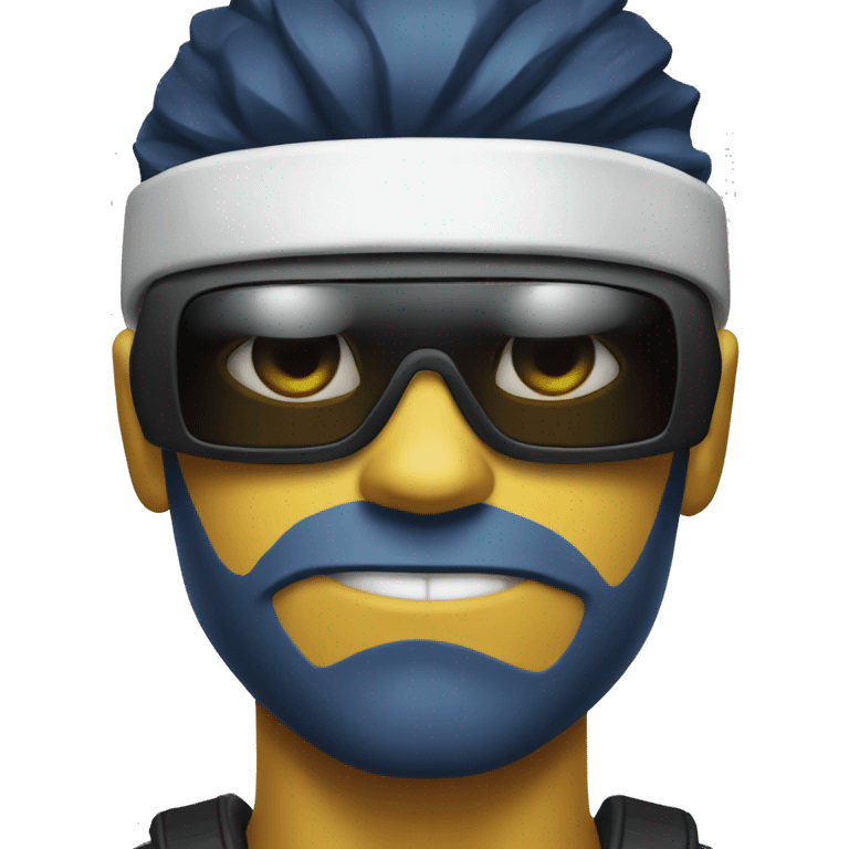 X Men Cyclops Wearing Visor Sunglasses emoji