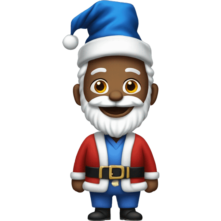 santa in hanukkah attire emoji