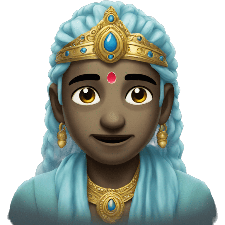 Krishna is crying emoji