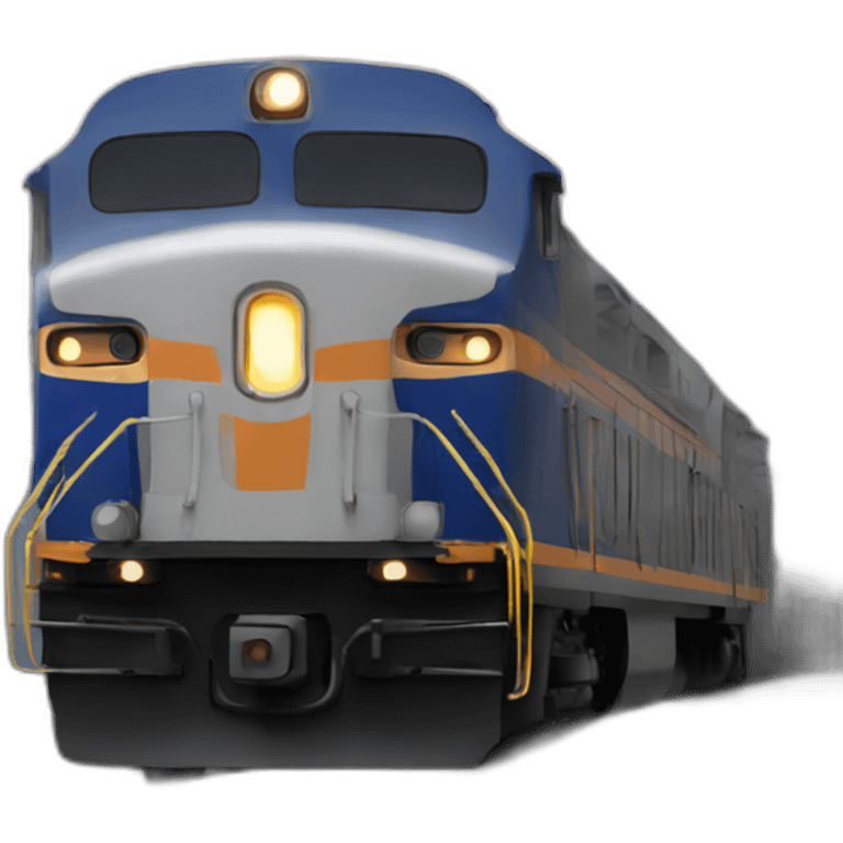 a train emoji