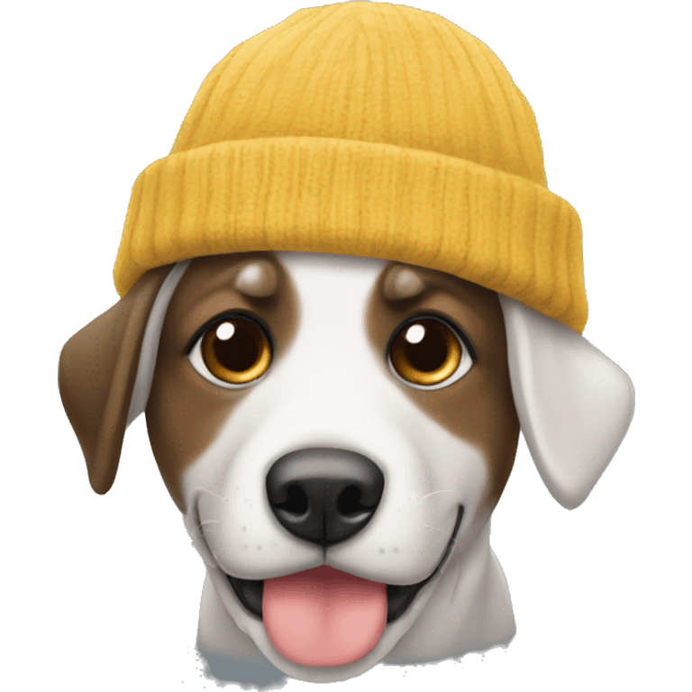 Perro con gorro emoji