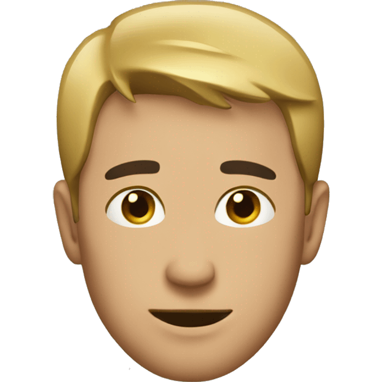 A guy with an edgar cut emoji