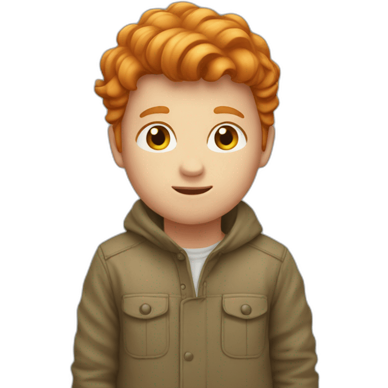 A little ginger boy emoji