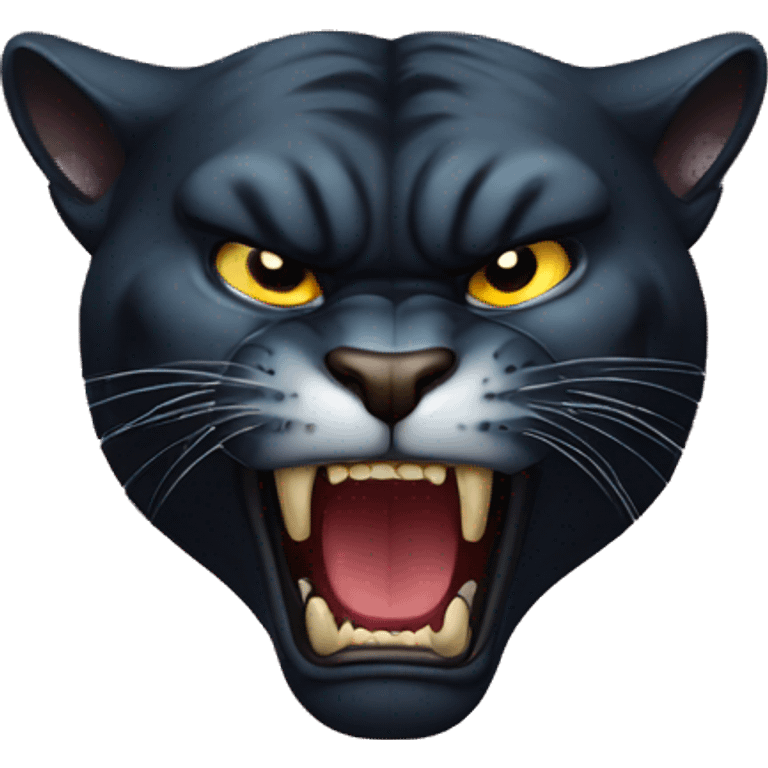 Panther angry emoji