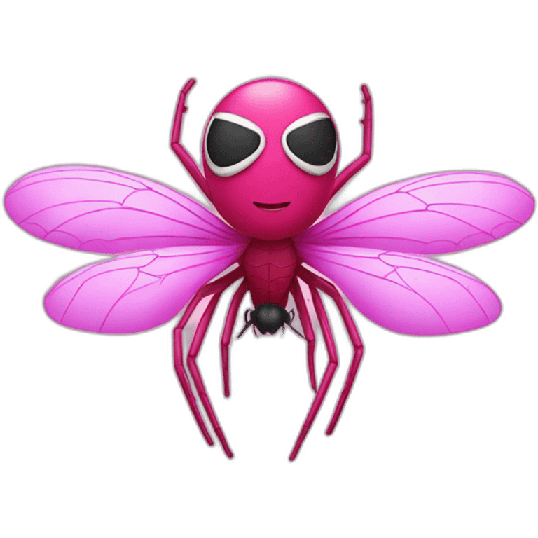 PINK SPIDERMAN FLY emoji