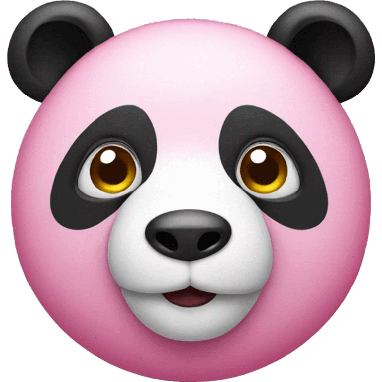 Pink panda  emoji