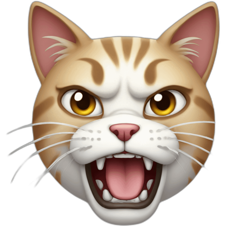 Very angry cat emoji