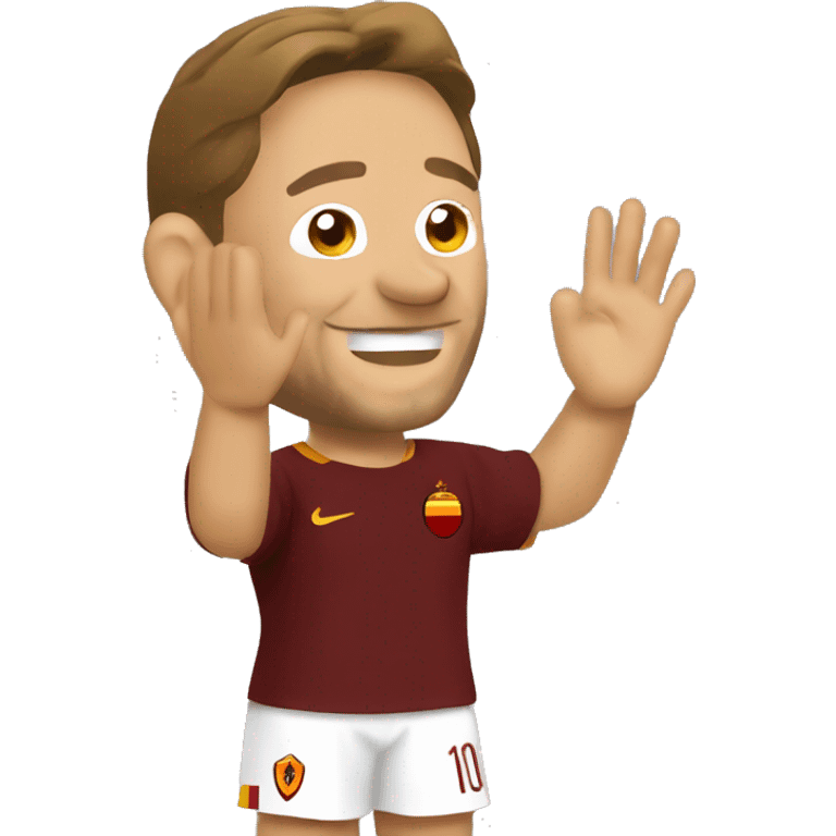 francesco totti clapping his hands emoji