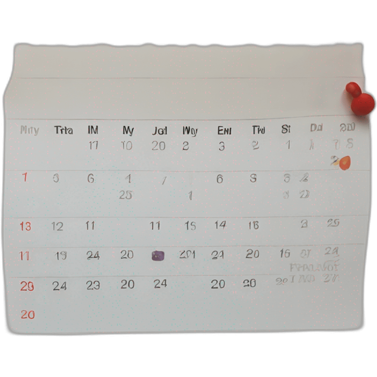 calendar emoji