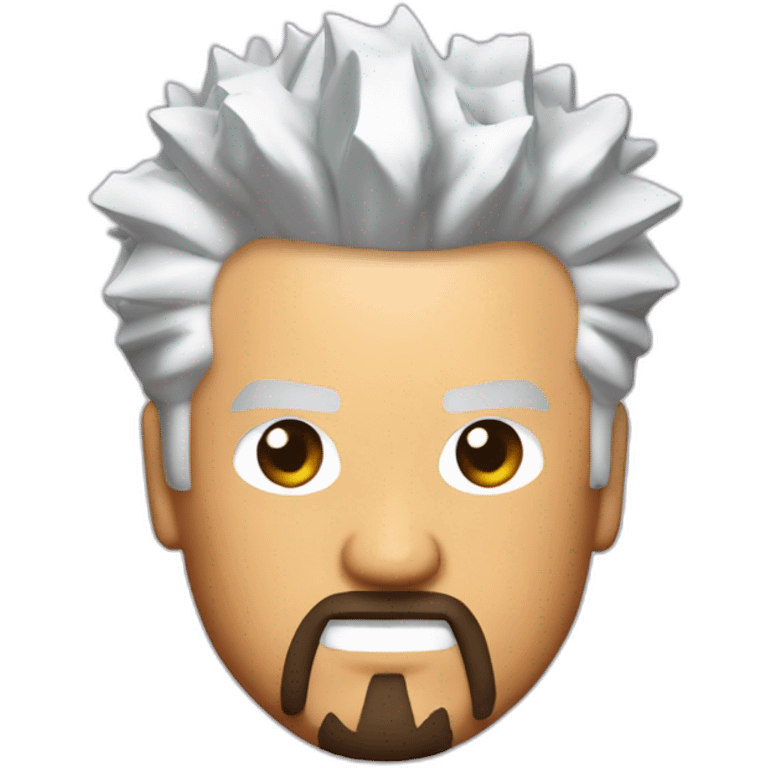 guy fieri shaped icecube emoji