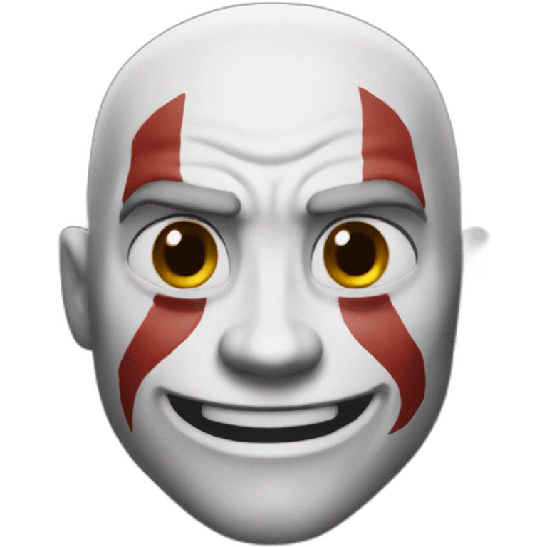 Kratos sonriendo emoji