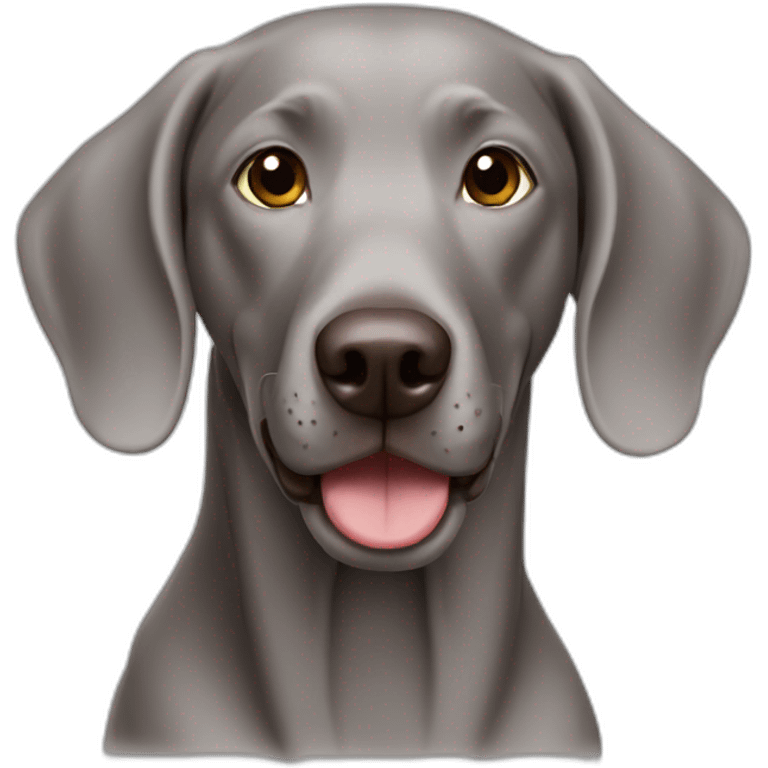 happy-weimaraner-dog emoji