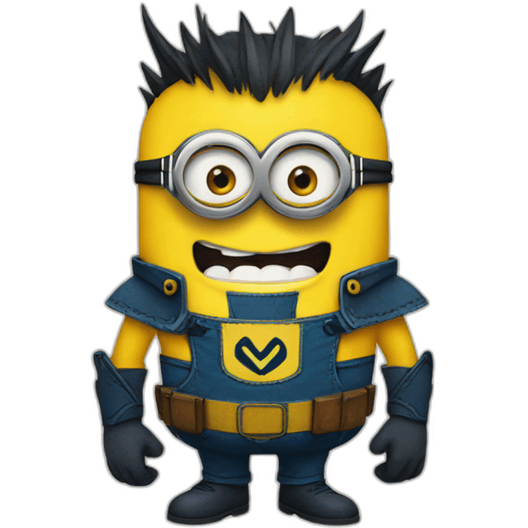 minions con mascara de wolverine emoji