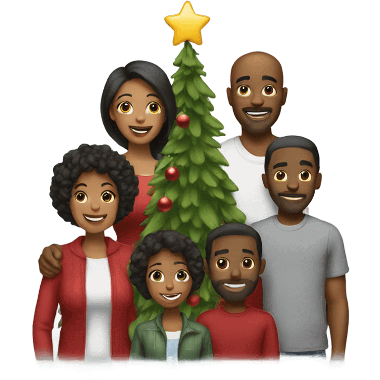 Christmas family emoji