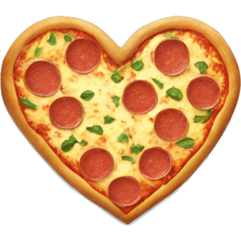 Heart with pizza  emoji