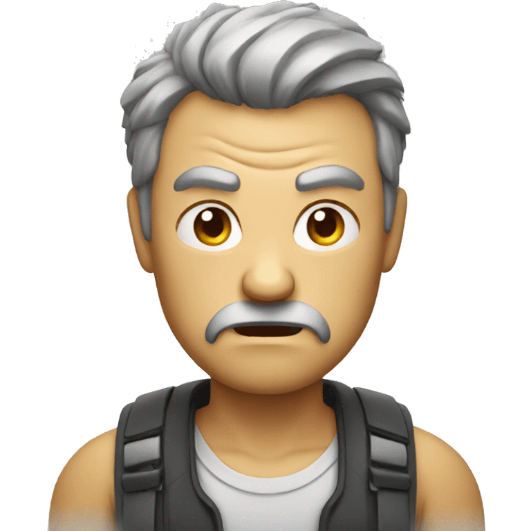 an angry man emoji