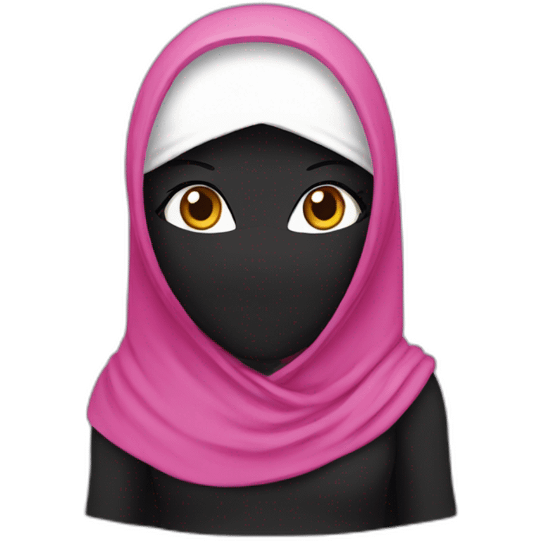 Hello kitty en niqab emoji