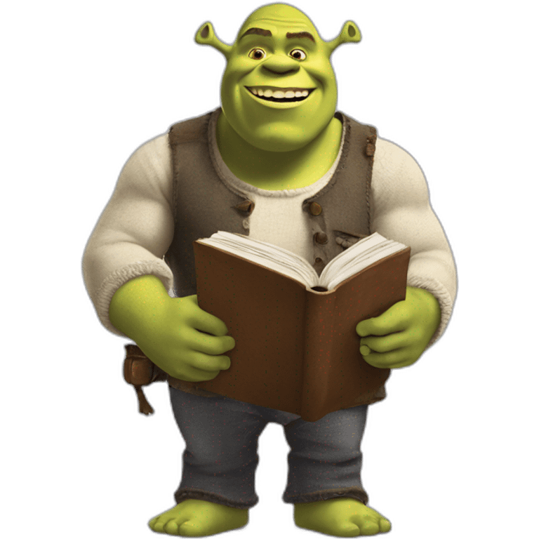 shrek holding the new york building code book emoji