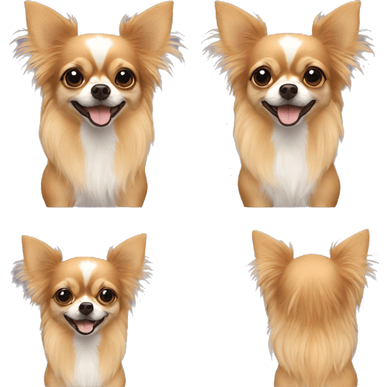 long haired chihuahua emoji