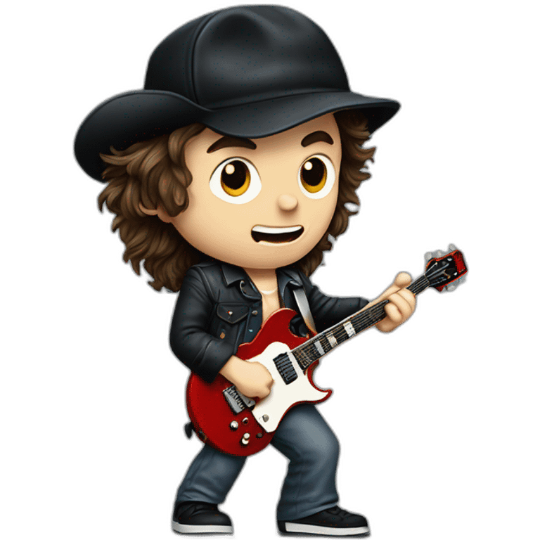 Acdc Angus Young 1980 emoji