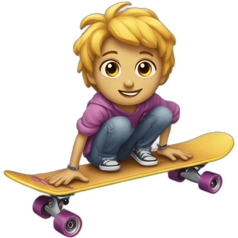 Caca sur skateboard emoji