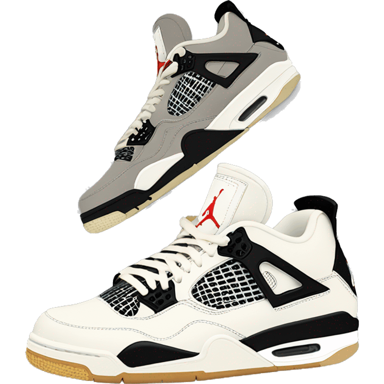 Jordan 4 off white emoji