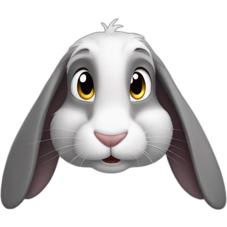 Rabbit from the cartoon secrets of pets emoji