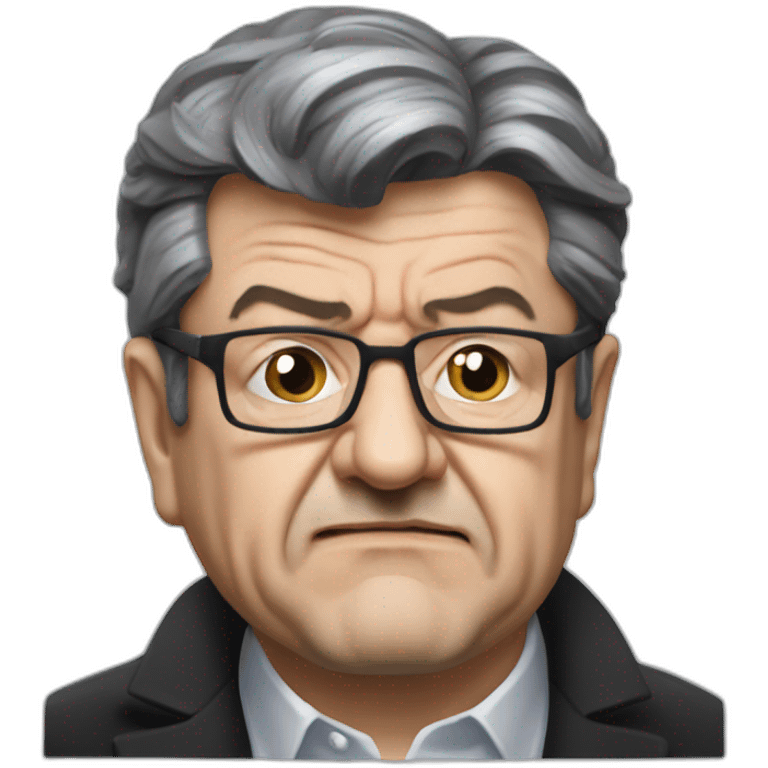 Angry Jean-Luc Mélanchon emoji