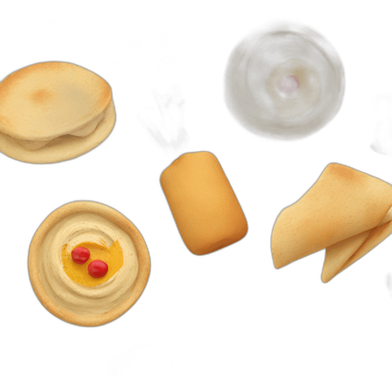 hummus and pita bread emoji