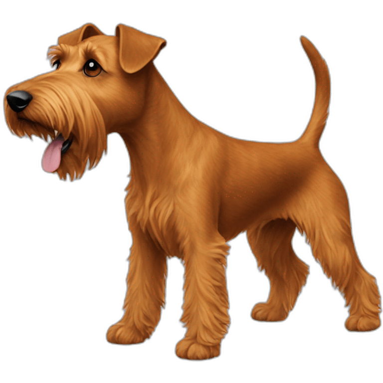 irish terrier playing emoji