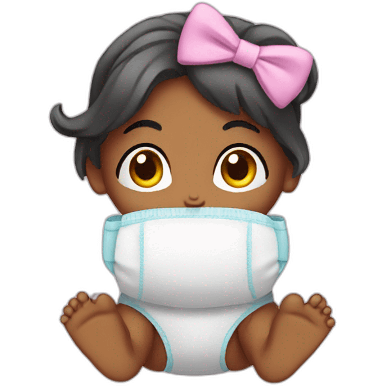 adulte diaper girl emoji