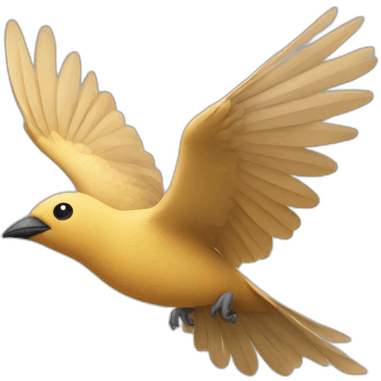 CREATE AN IMAGE OF A BIRD FLYING emoji