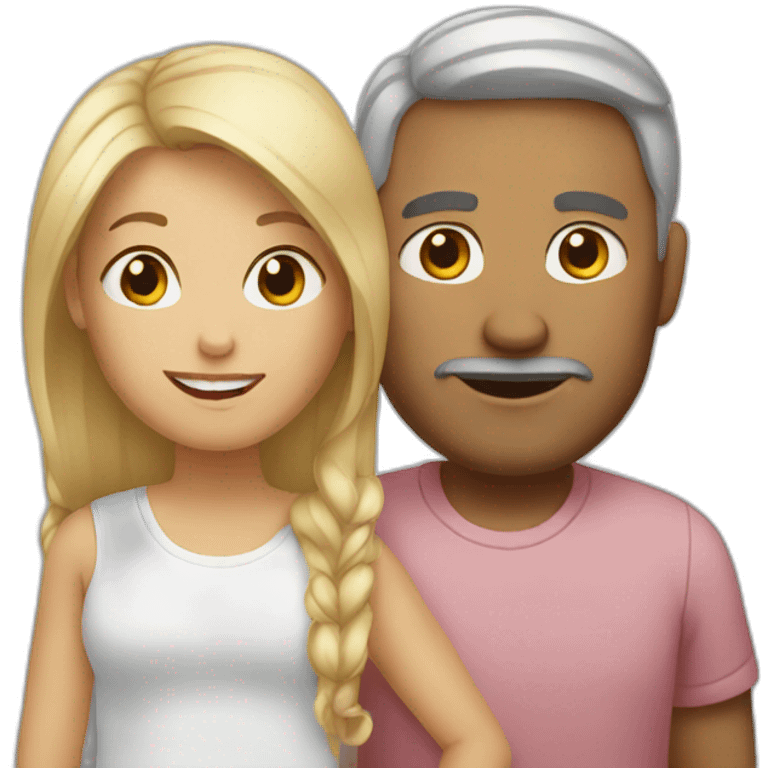 white parents emoji