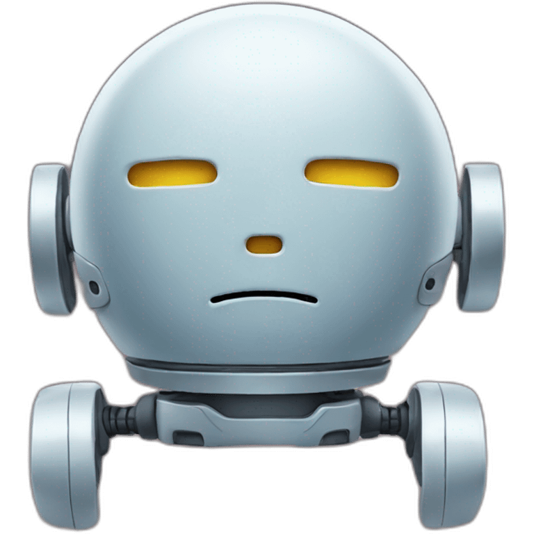 sleeping robot emoji