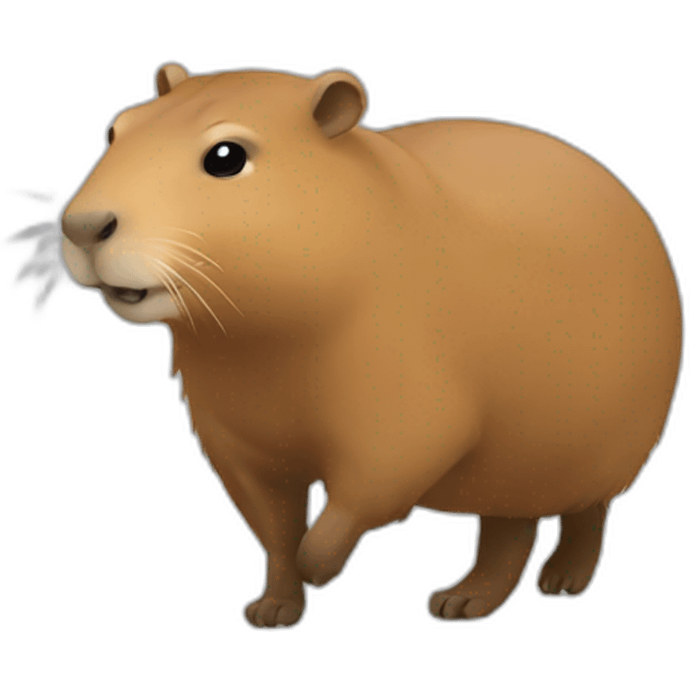 Capybara Walking emoji