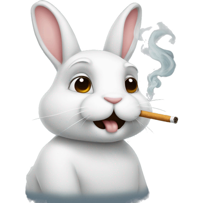 bunny smoking emoji