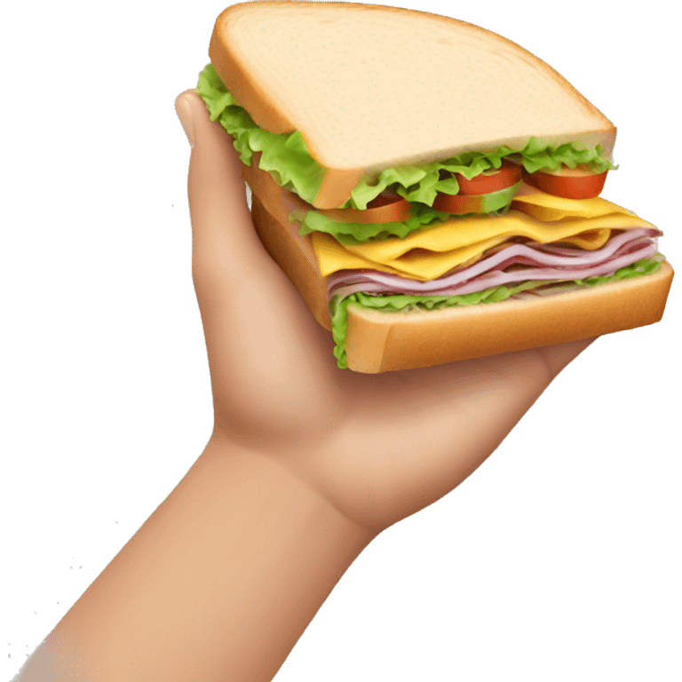 1 hand folding into sandwich  emoji