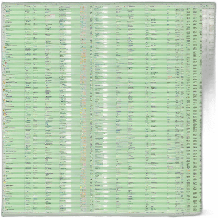 property spreadsheet sync emoji