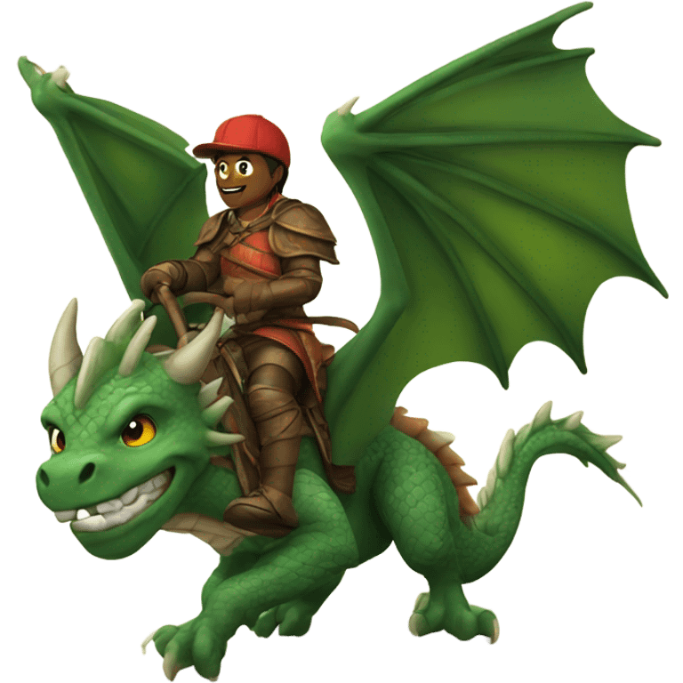 Dragon rider emoji