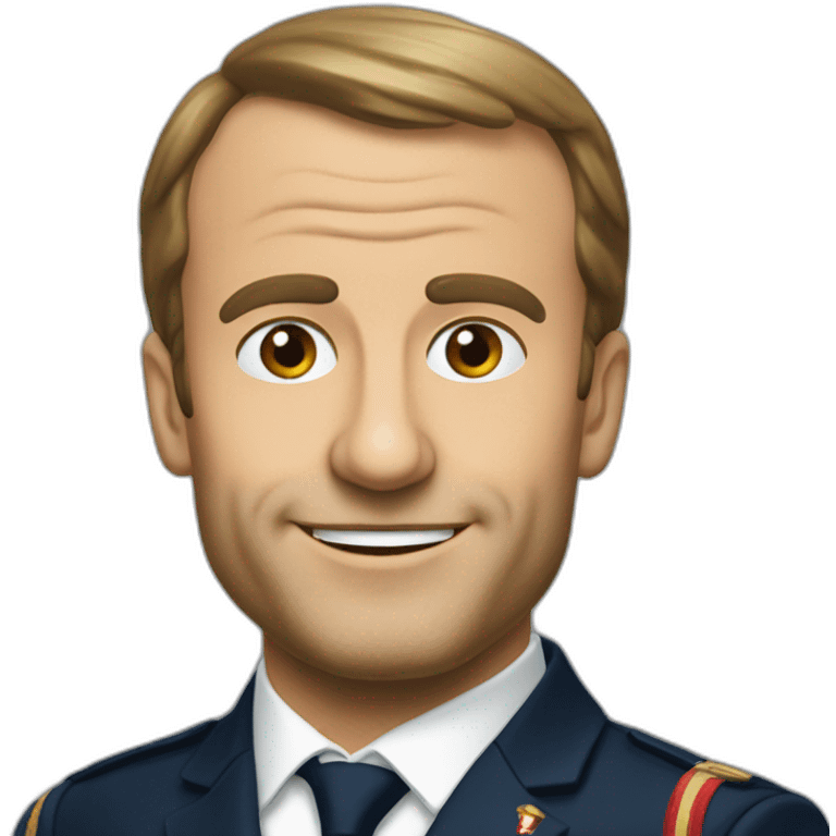 Macron bière emoji