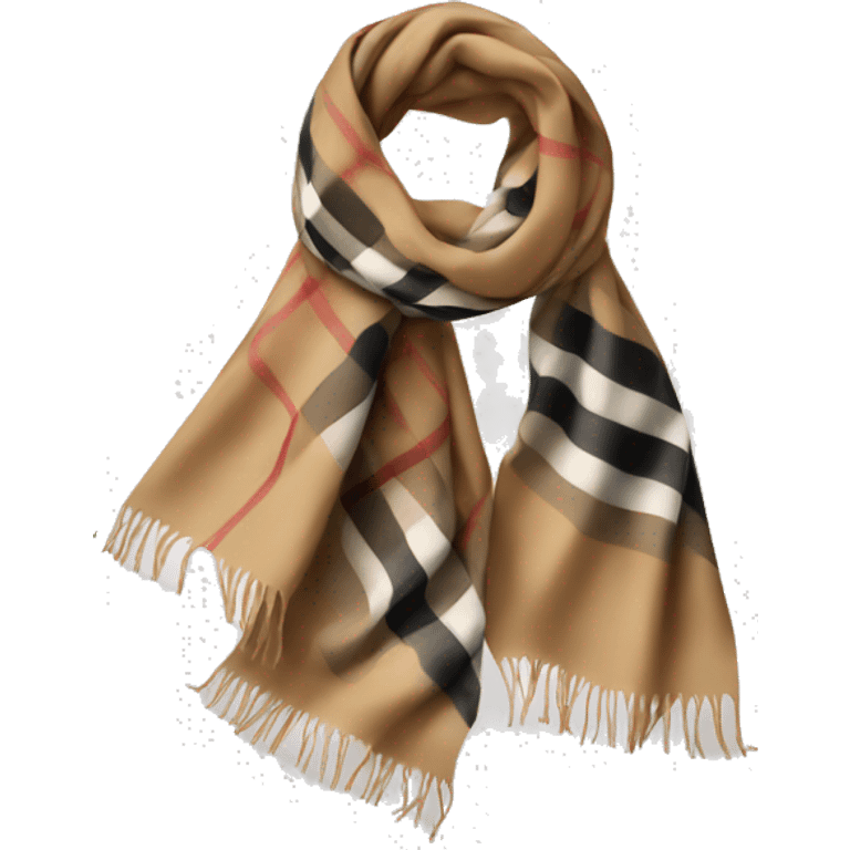 Burberry scarf emoji